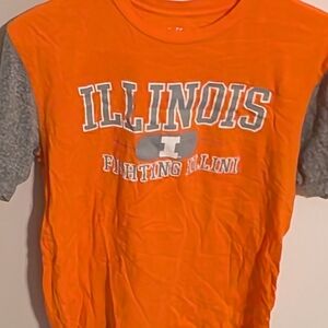 Orange and Gray  Illinois Fighting Illini T-Shirt